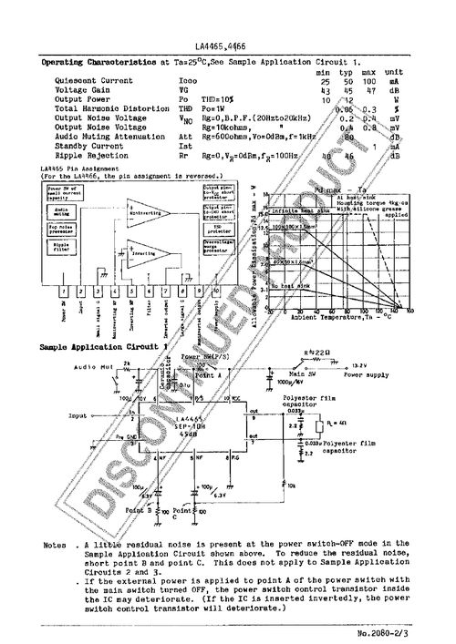 ,IC型号LA4466,LA4466 PDF资料,LA4466经销商,ic,电子元器件